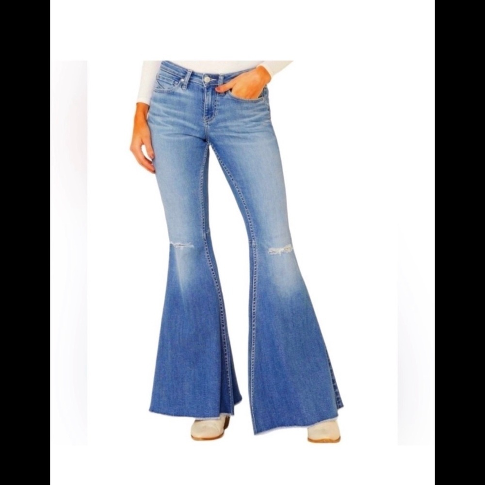 BOOT BARN Shyanne Ripped Flare Jeans